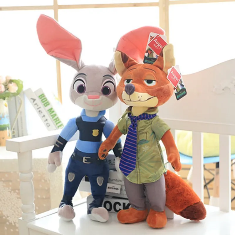 Оригинальные Плюшевые игрушечные куклы DISNEY аниме зверополис из мультфильма