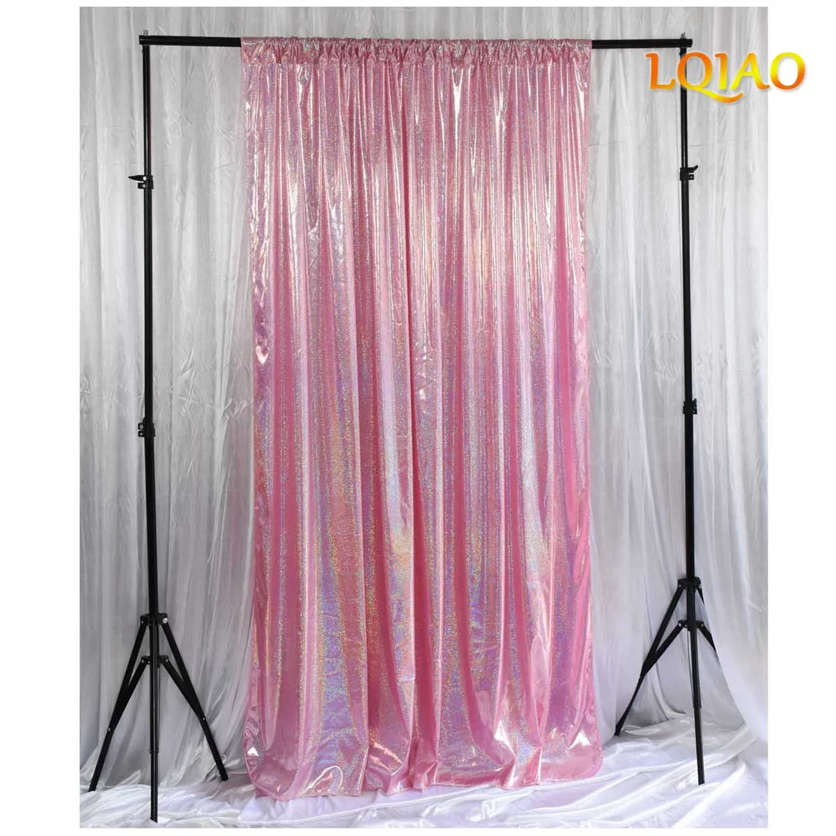Large sequins FREE SHIPPING Pink Sparkle Irridescent Sequin Photography PhotoBooth Backdrop