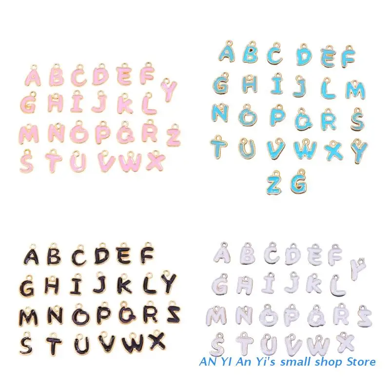 Abc Alphabet Mini A Z Letter Pendant For Personalized Jewelry Making Letter Set Diy Crafts Pendant Diy Necklace Bracelet Jewelry Findings Components Aliexpress