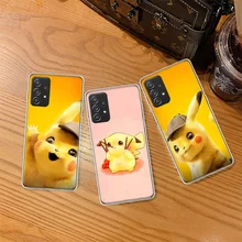 

Anime P-Pokemons-Pikachue Phone Case For Galaxy Note 20 Ultra 10 Lite 9 8 Samsung A70 A50 A30 A20 A20E A10S A9 A8 Plus A7 A6 A90