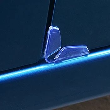 

4pcs Universal Car Door Edge Guards Protector Bumper Anti-collision Strips Sticker Auto Scratch Protection Edge Mouldings Clips