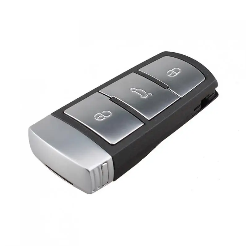 1PCS 434MHZ 3 BUTTONS KEYLESS UNCUT FLIP SMART REMOTE KEY FOB WITH ID48 CHIP FIT FOR VW PASSAT B6 3C B7 MAGOTAN CC 2006-2011
