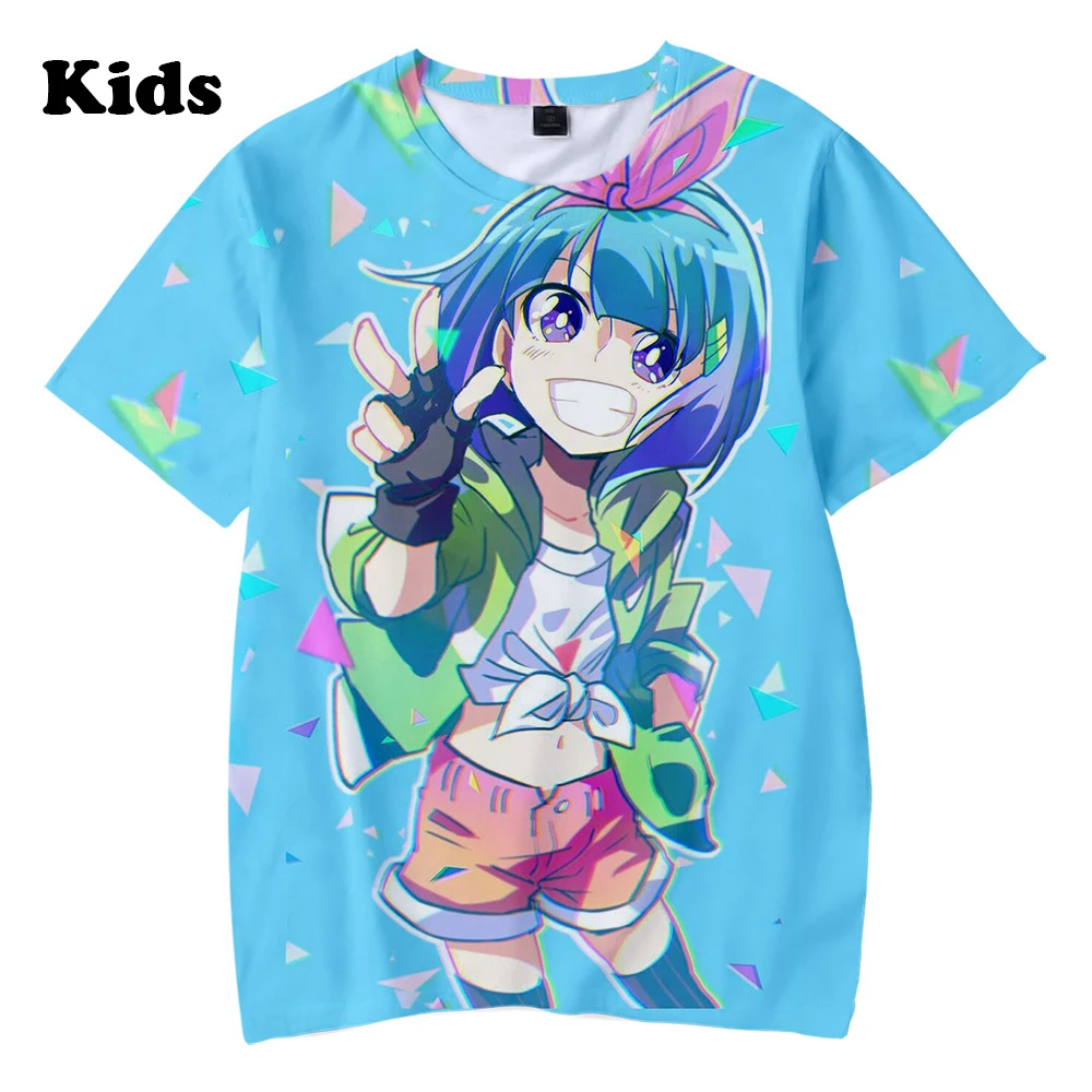 Футболка Harajuku Beyblade Burst Evolution летние футболки для мальчиков и девочек Повседневная