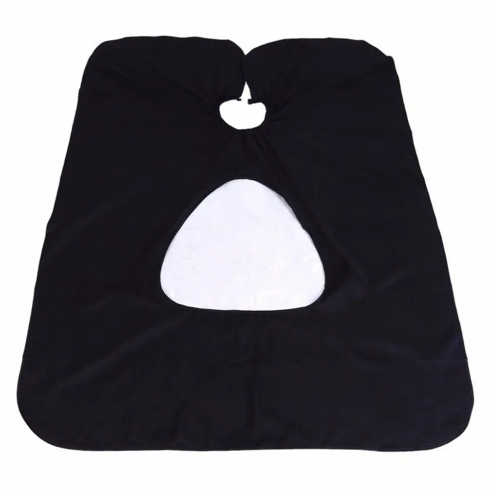 

Salon Hair Cutting Haircut Cape Hairdresser With Clear Transparent Viewing Window Hair Cutting Coloring Barber Cape