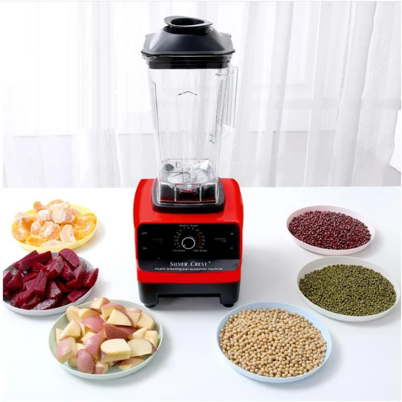 Blender Powerful High Speed Blenders Food Mixer Fruit Juicer Ice Avocado Smoothie Milkshake Bar Wall Breaking Machine