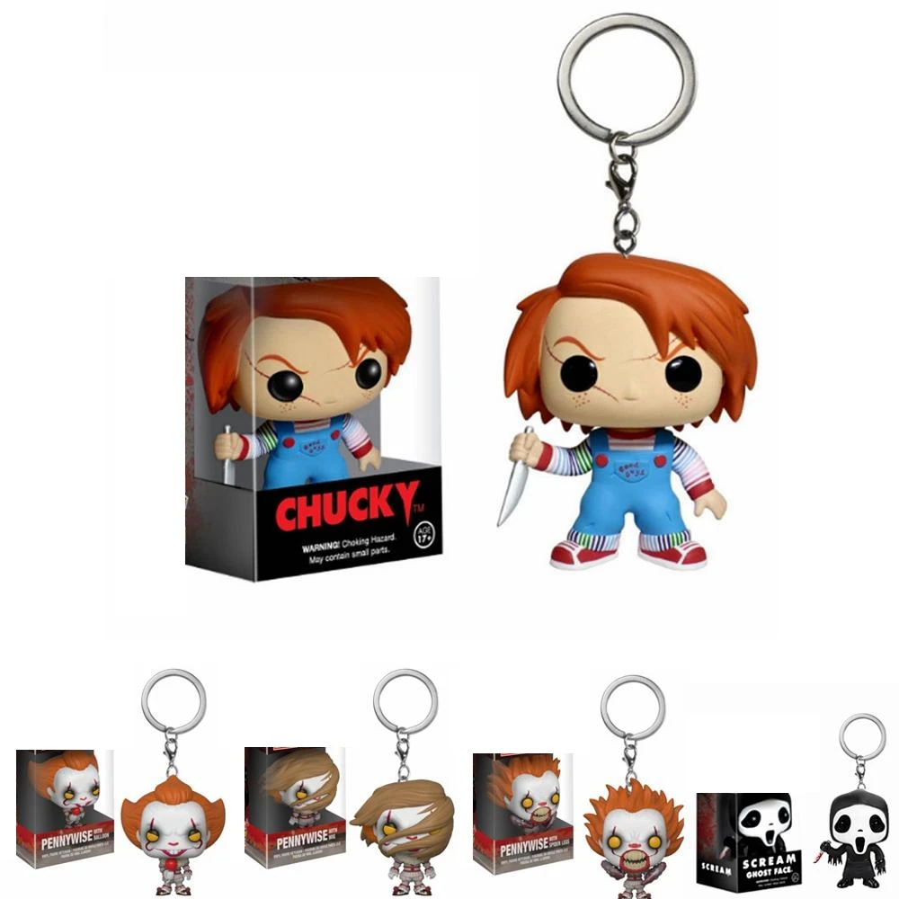FUNKO with box Joker CHUCKY of the Galaxy PENNYWISE Keychain GHOST Keychains for kids | Игрушки и хобби