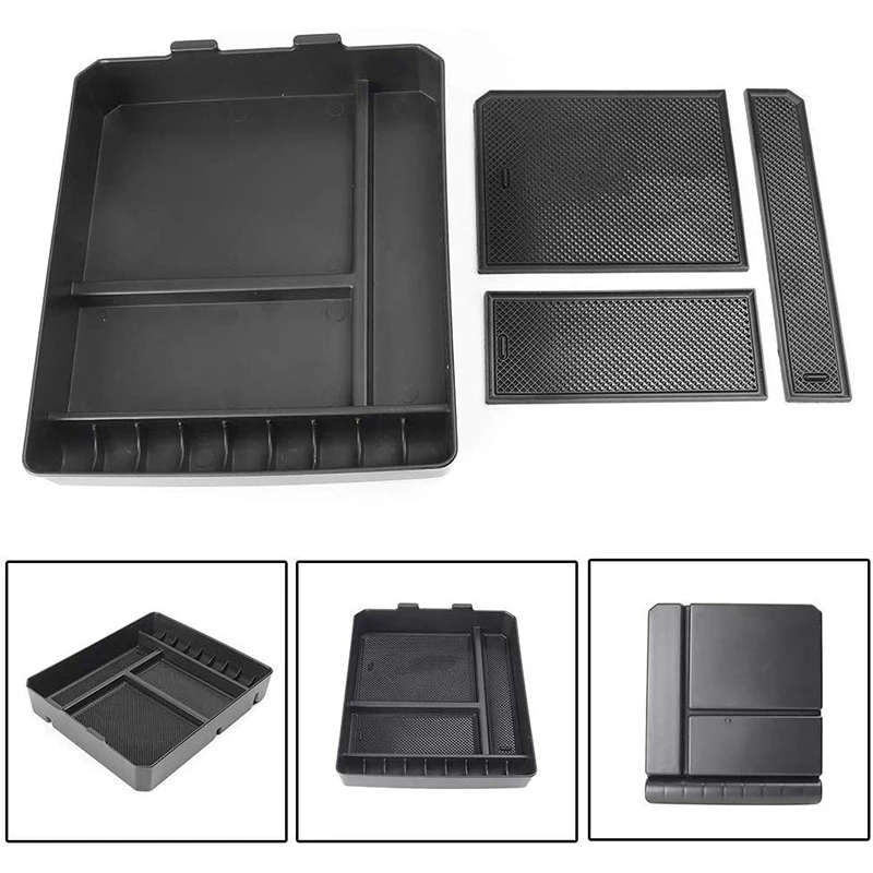 2010- Car Interior Non-Slip Stowing Tidying Box for Toyota Land Cruiser Prado FJ 150 FJ150 FJ120 FJ 120 Accessories