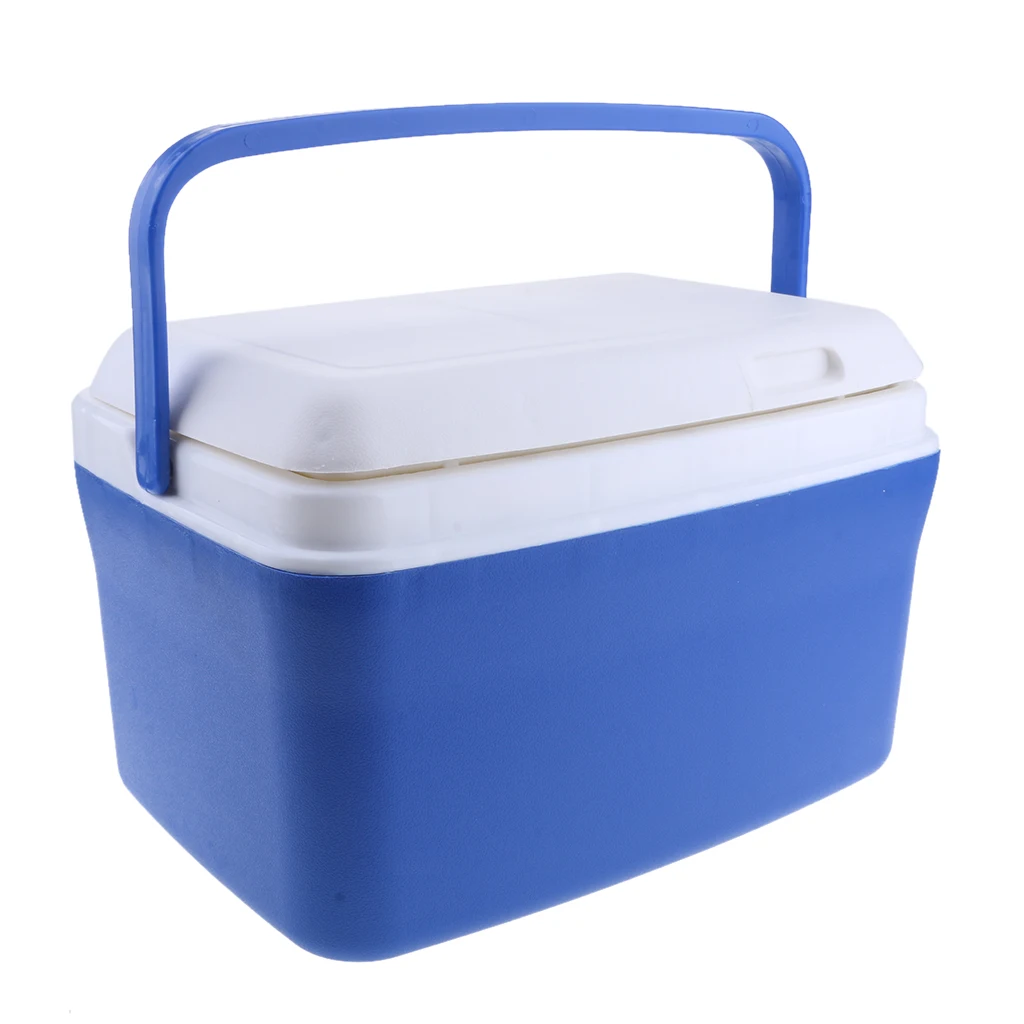 8L синий автомобиль портативный тепла и холода сохранение коробка охладитель тепловой Рыболовный Ящик Контейнер для лекарств