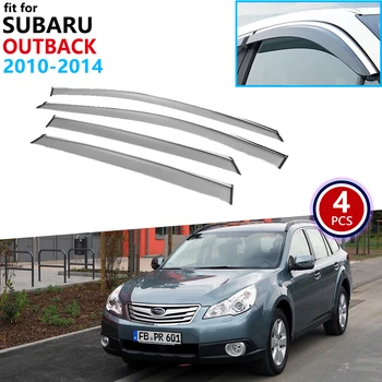 

for Subaru Outback 2010 2011 2012 2013 2014 Window Visor Vent Awnings Rain Guard Deflector Shelters Cover Car Shield Accessories
