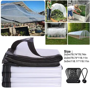 

Plant Tarp Cover Transparent Rainproof Tarpaulin Heat Preservation And Humidification For Garden Furniture Potted Plants