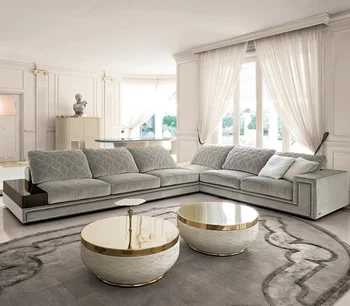 

2020 New products L sofa set with coffee table for sell