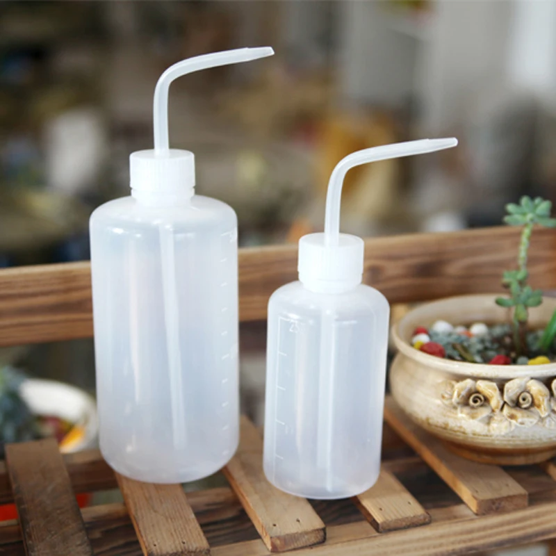 250/500mL Transparent Watering Can Beak Pouring Tool For Flower Plant Plastic Waterers Bottle Mini Cans Home Garden | Дом и сад