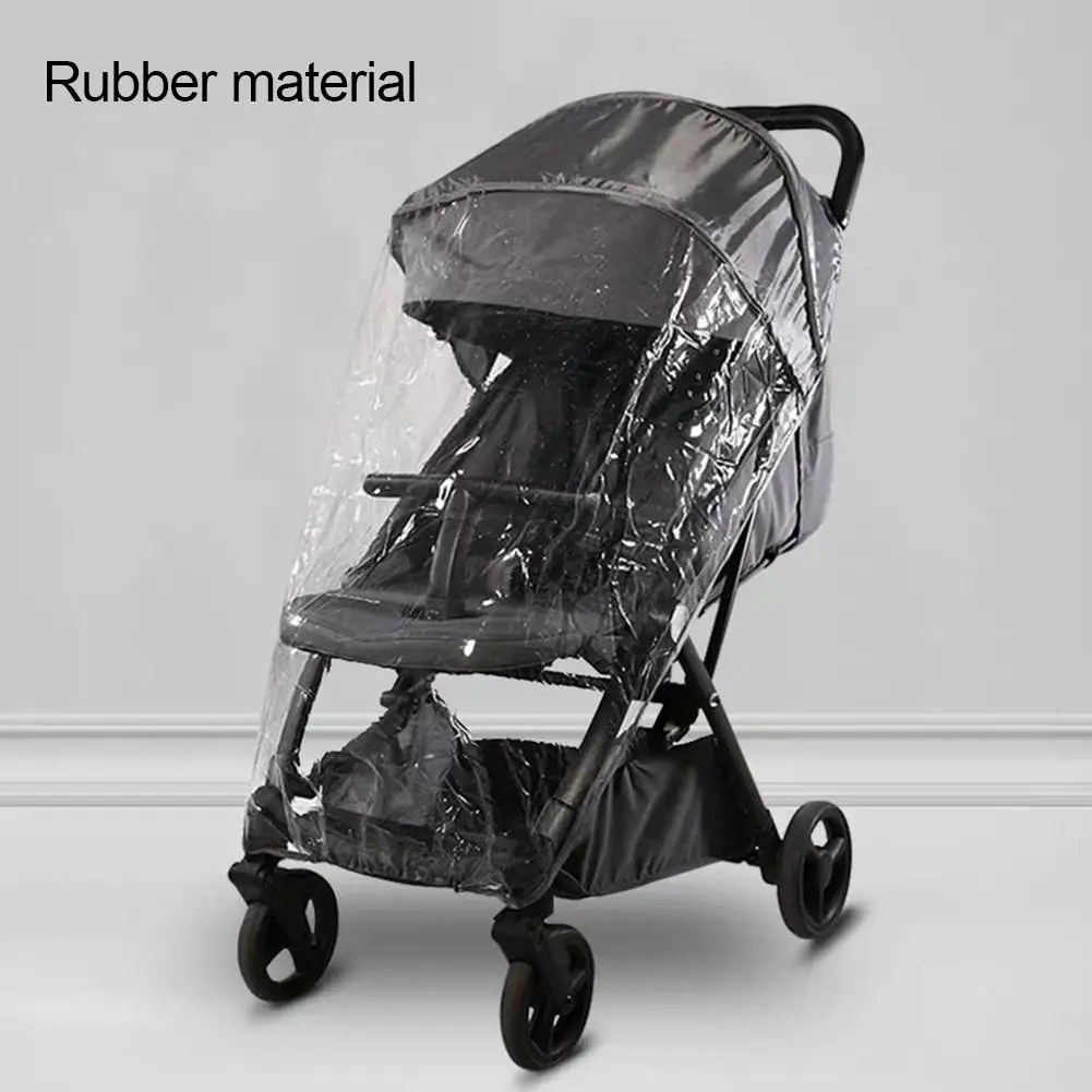 Universal Stroller Rain Cover Shield Baby Stroler Cover Waterproof Wind Dust 