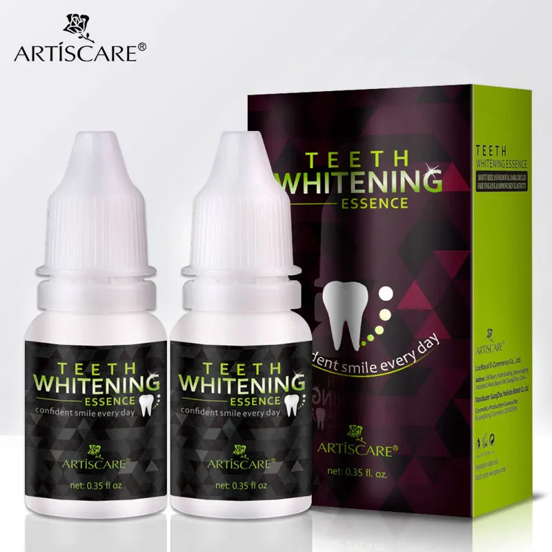 ARTISCARE Teeth Whitening Essence Oral Hygiene Cleaning Serum Effective Remove Stains Plaque Dental Care 2pcs | Красота и здоровье