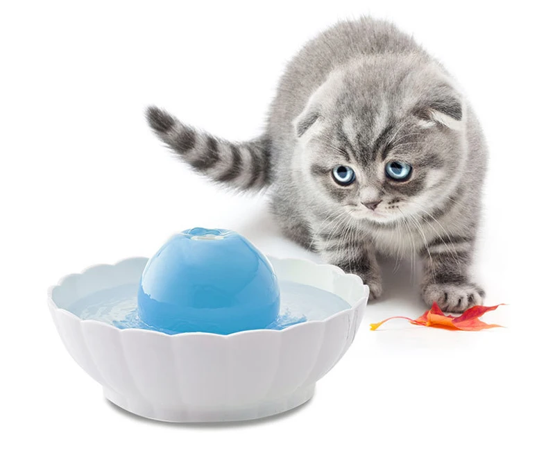

Pet Fountain Automatic Ceramic Pet Drinking Fountain for dog and cat liter 110V-240V