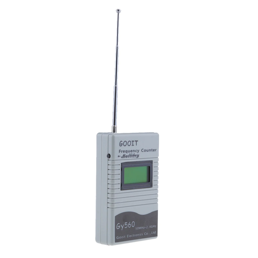 GY-560 Frequency Counter DCS CTCSS Radio Frequency Testing Interphone - Black