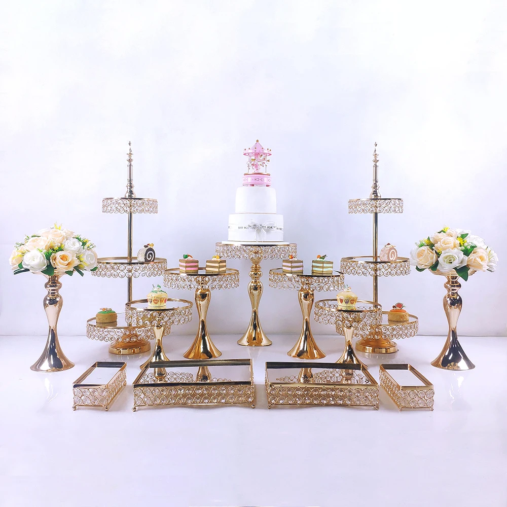 DIY 1PCS cake stand Wedding Display crystal cupcake tray tools home decoration dessert table decorating party suppliers | Дом и сад