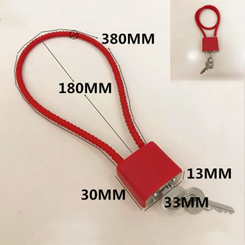 Набор стальной Тросовый спусковой механизм замок Противоугонный блокирующий