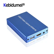 Новейший USB 3,0 HDMI 4 k@ 60Hz видеозахвата 1080P HD HDMI к USB карта видеозахвата ключ для игровой потоковой передачи в реальном времени