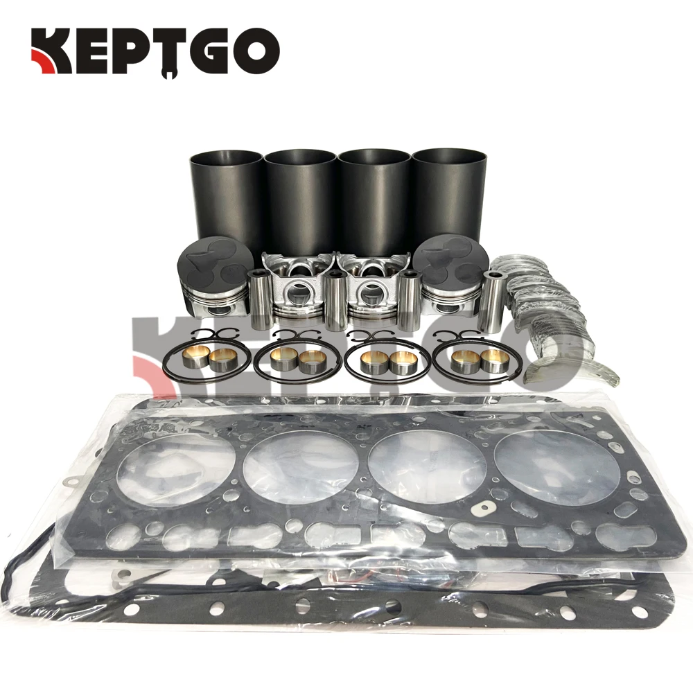 V3600 V3600-E3B overhaul rebuild kit for Kubota engine parts gasket piston set | Обустройство дома