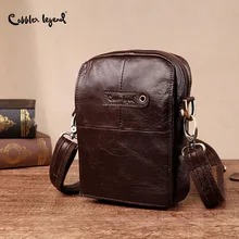 Cobbler Legend винтажные мужские сумки из натуральной кожи, высокое качество, многофункциональная коровья кожа, повседневная мужская сумка для хранения телефона