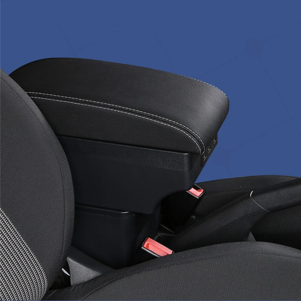 For MG ZS Armrest Box central Store Content Car-styling Decoration  Accessory with Cup Holder USB