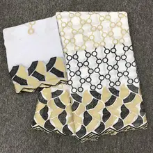 Новейшее швейцарское кружево из вуали африканская белая кружевная ткань нигерийские кружевные ткани для свадьбы tissu africain broderie хлопок