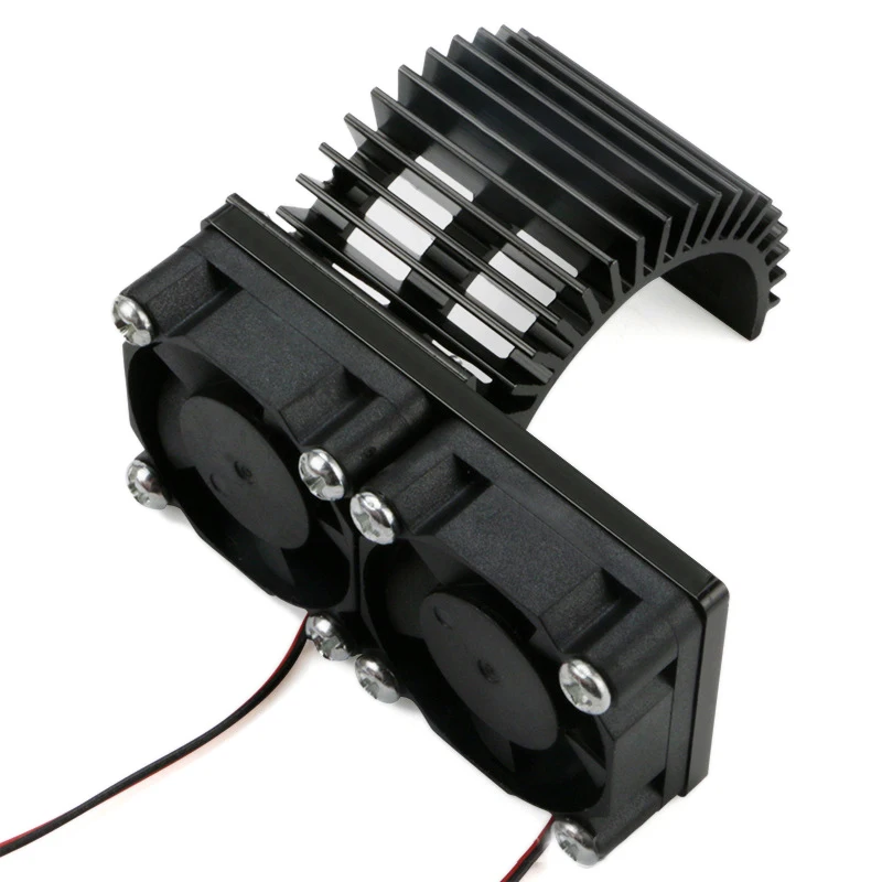 Радиатор двигателя с двойным охлаждением радиатор для Traxxas Slash 4x4 1/10 Запчасти