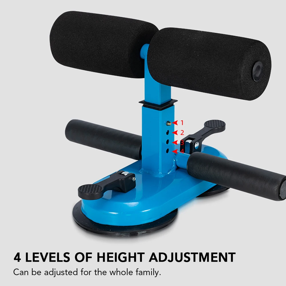 Sit Up Bar Floor Assistant Abdominal Exercise Stand Ankle Support Trainer Workout Equipment for Home Gym Fitness Travel Gear | Спорт и