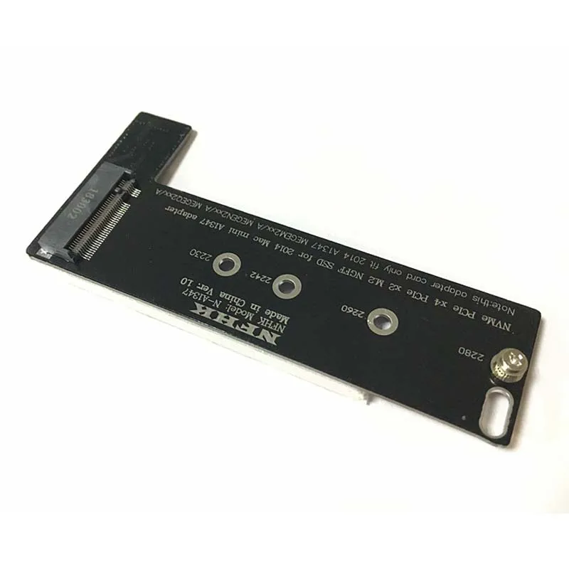 PCI-E x4 x2 M.2 NGFF M-Key NVME AHCI конвертер SSD адаптер для карт Райзер 2014 Macbook Mini A1347 MEGEN2 MEGEM2 MEGEQ2