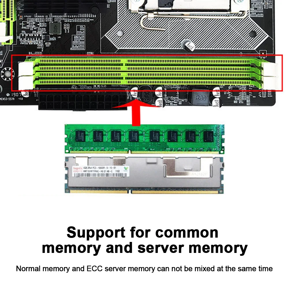 Аксессуары DDR3 ПАМЯТЬ LGA 1366 стабильный для Intel X58 разъем Замена SATAII процессор Материнская плата настольный компьютер контроллер