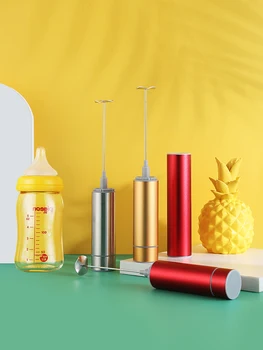 

Solid Electric Handle Egg Beater Egg Stirrer Milk Frother Foamer Mixer Milk powder Agitator Stainless Steel Coffee Stirrer ZL755