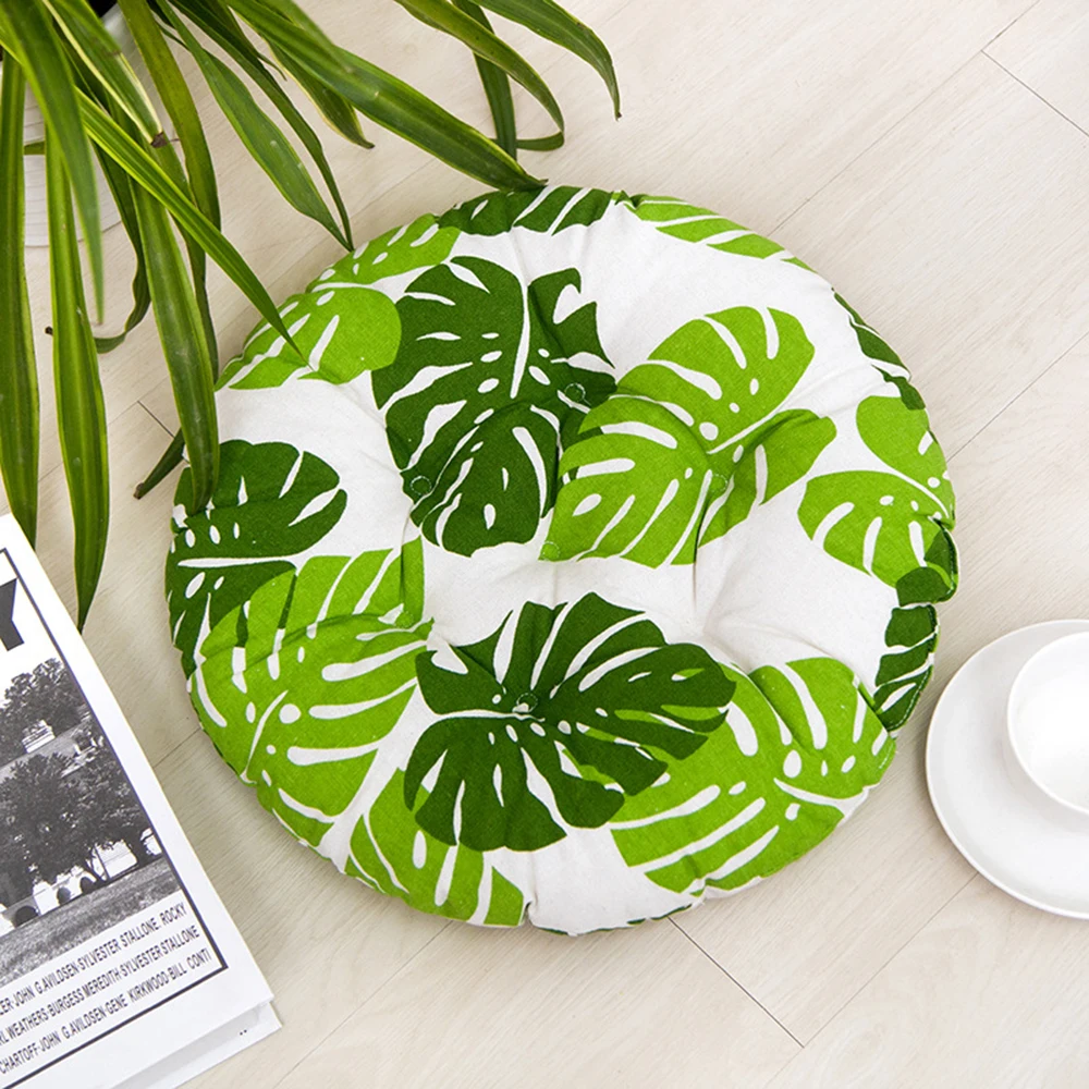 

Multi-style Round Winter Office Bar Chair Cushion Pad Cotton Thick Cushion Dining Chair Seat Pads Garden Floor Cushion Home Seat