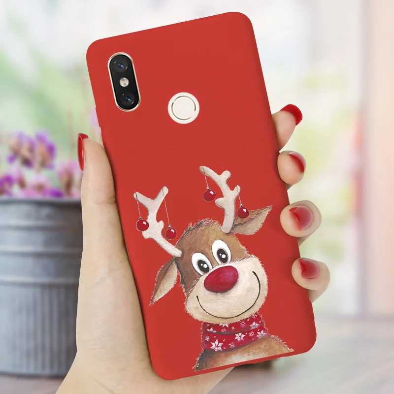 Чехол с рождественским оленем Санты для Xiao mi Red mi Note 8T 8 Pro Note 8 7 6 5 Red mi 8 8A 7 7A 6A 5A 6 Pro 5 5 Plus K20 Pro mi 8 Lite - Цвет: HDXL