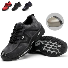 Chaussures de travail de sécurité avec embout en acier pour hommes, baskets de sport, de randonnée, Anti perforation, Anti écrasement