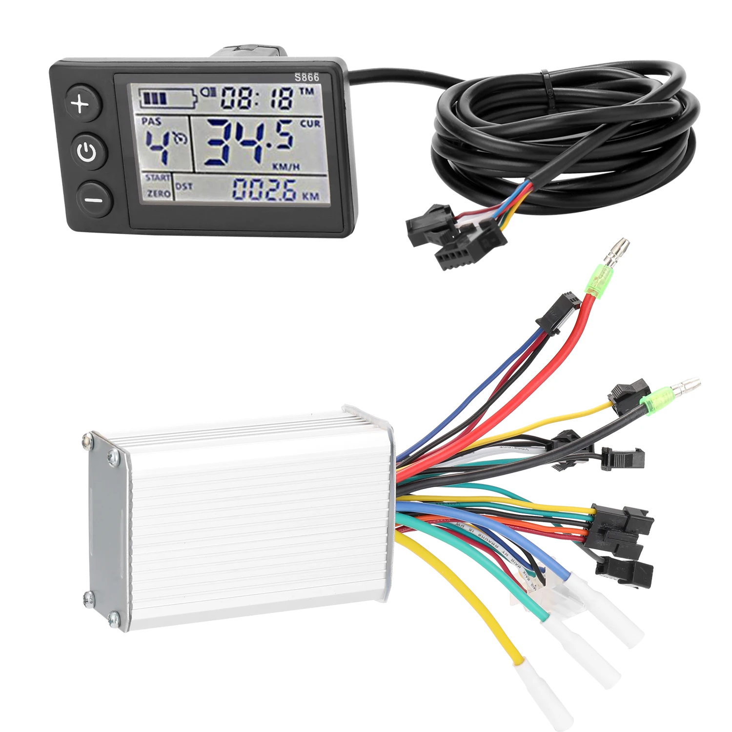 E-bike-Controller mit LCD Display Elektrische Bike Controller 24 V-48 V/36 V-60 V 350W Bürstenlosen Fahrräder Motor Roller Controller E-bike-Controller mit LCD Display Elektrische Bike Controller 24 V-48 V/36 V-60 V 350W Bürstenlosen Fahrräder Motor Roller Controller