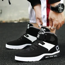 Унисекс, весенние Нескользящие зимние кроссовки для бега, теплые бархатные, сохраняющие тепло, большие размеры, амортизирующие, для спорта на открытом воздухе, тренд, бренд, Zapatillas, Жесткий Корт