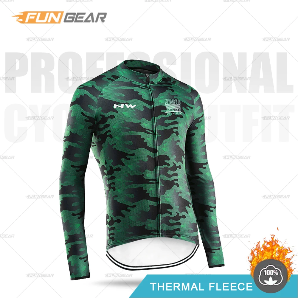 JERSEYS Ropa Ciclismo Northwave, зимние теплые флисовые майки, одежда для велоспорта, теплая одежда, мужская Джерси, костюм для езды на велосипеде, комбинезон, комплект - Цвет: JERSEYS