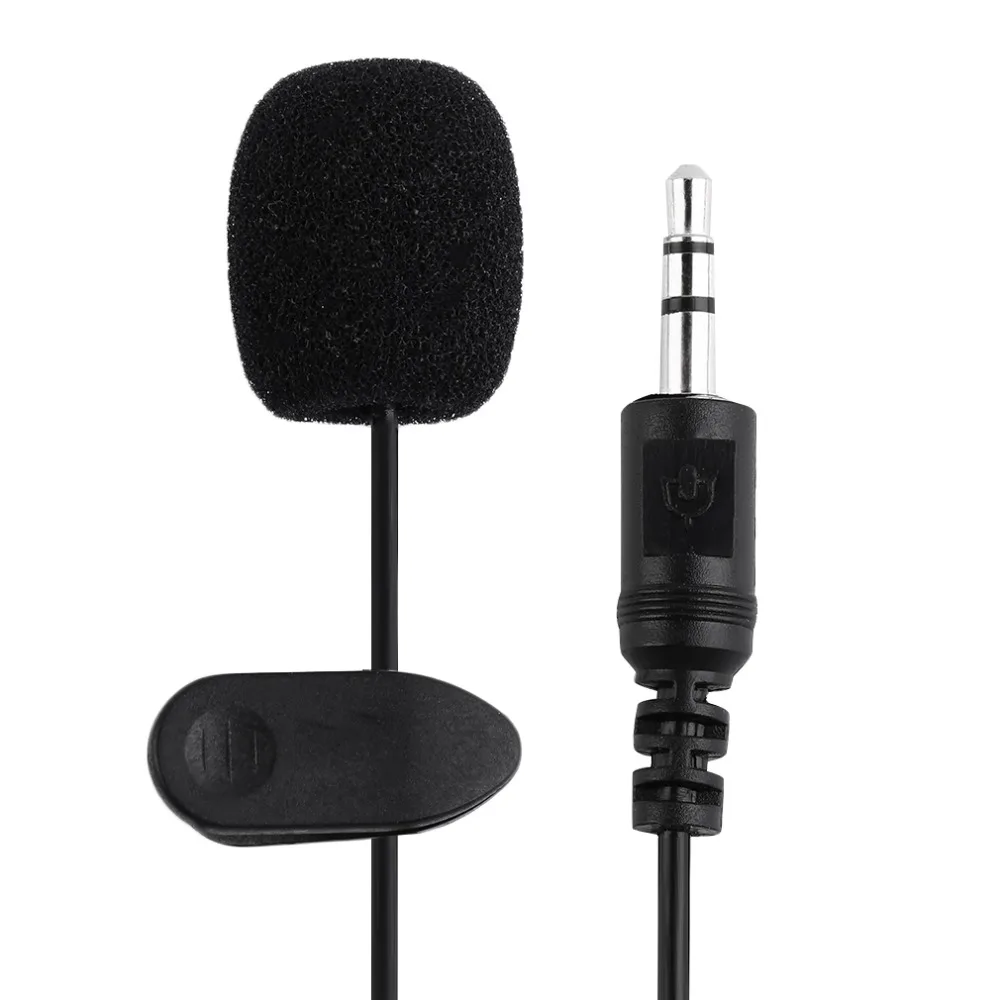 Портативный петличный микрофон Lavalier 3,5 мм Mic Pro лучший для интервью, видеозаписи, прямые трансляции шумоподавление Mic