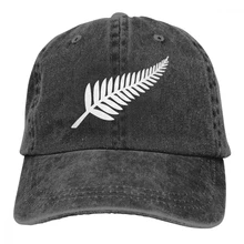 Новая Зеландия маори папоротник Casquette черный унисекс Мужские Женские джинсовые бейсболка с ремешком кепки Регулируемый Гольф папа шляпа