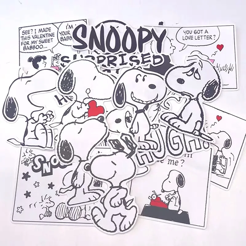 Piezas de cacahuetes Snoopy kawaii dibujos animados Сделай Сам Скрапбукинг pegatinas mano cuenta блокнот тележка caso ordenador Декор