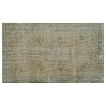 

Handmade Beige Vintage English English Area Rug 172x292 Cm-5'8''X9'7''