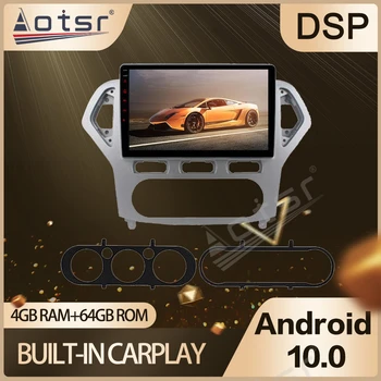 

Android 10.0 4GB+64GB PX6 Carplay Car Multimedia Screen Car Radio GPS Navigation For Ford Mondeo MK4 2007+ Auto Stereo Head Unit