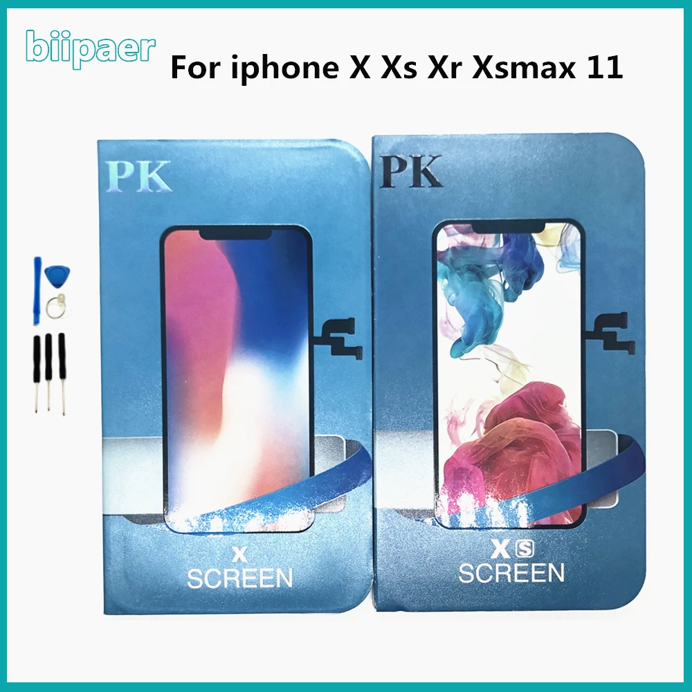 

Best quality For iPhone X OLED TFT With Touch Digitizer Assembly No Dead Pixel LCD Screen Replacement Display For iPhoneX LCD