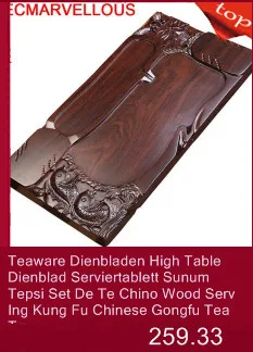 Набор аксессуаров высокое Dienblad serviertablet Bandeja столовый чайный набор Dienbladen Керамический Китайский держатель Gongfu чайный поднос кунг-фу