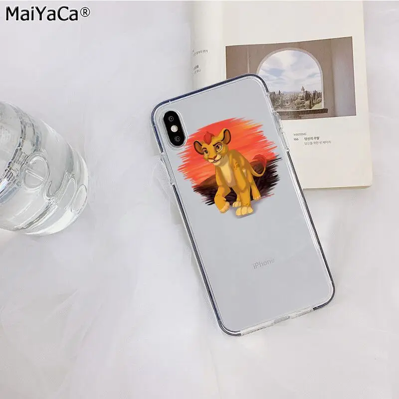 MaiYaCa Король Лев Лучший Прозрачный чехол для телефона для Apple iphone 11 pro 8 7 66S Plus X XS MAX 5S SE XR Чехол для мобильного телефона s - Цвет: A15