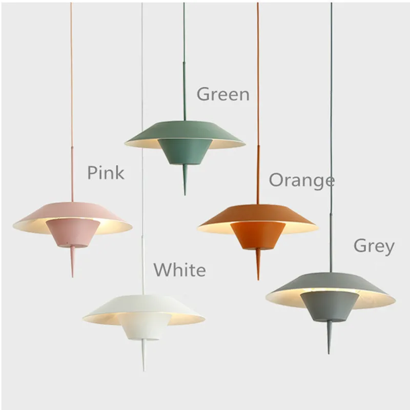 

Nordic Macaron Denmark Designer Dining Room Pendant Light Creative Concise Loft Led Hanging Light Bedside Bar Light Fixtures