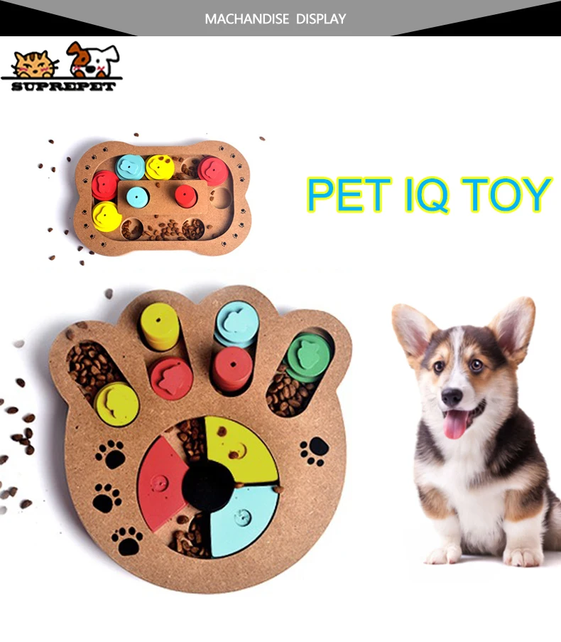 Игрушка для питомца SUPREPET IQ обучающая игрушка для собаки кошки природа деревянная медленная кормушка собака, кошка, игрушка интерактивная игрушка для собаки жевательная игрушка Puzzl пластина игрушка для питомца