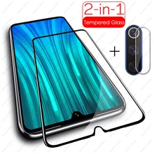 2in1 9H tempered glass for xiaomi redmi note 8 pro 8t protective glass For xiaomi Redmi Note 8 8a A 8T 8pro screen protector