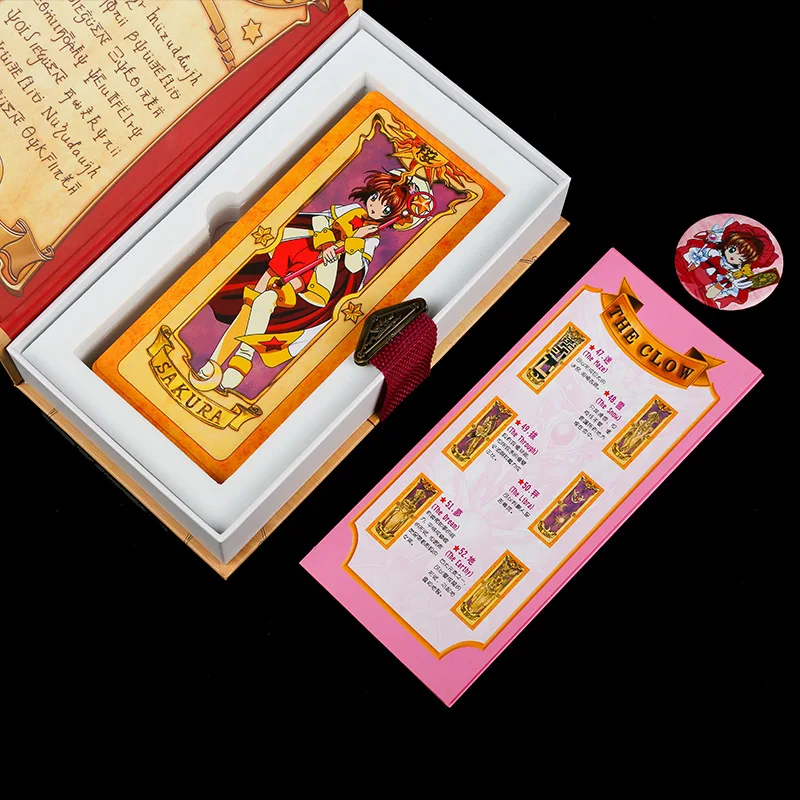 Аниме Cardcaptor Sakura Clow Card Косплей prop KINOMOTO SAKURA Card captor карты с Сакурой Таро